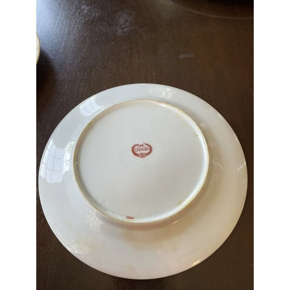 spencer bread and butter plate, 2 Pieces 7.5 Inch Diameter.